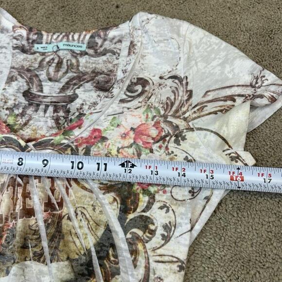 Vintage Y2K Maurice’s Western Grunge Women’s T Shirt Size S All Over Print - Picture 7 of 8
